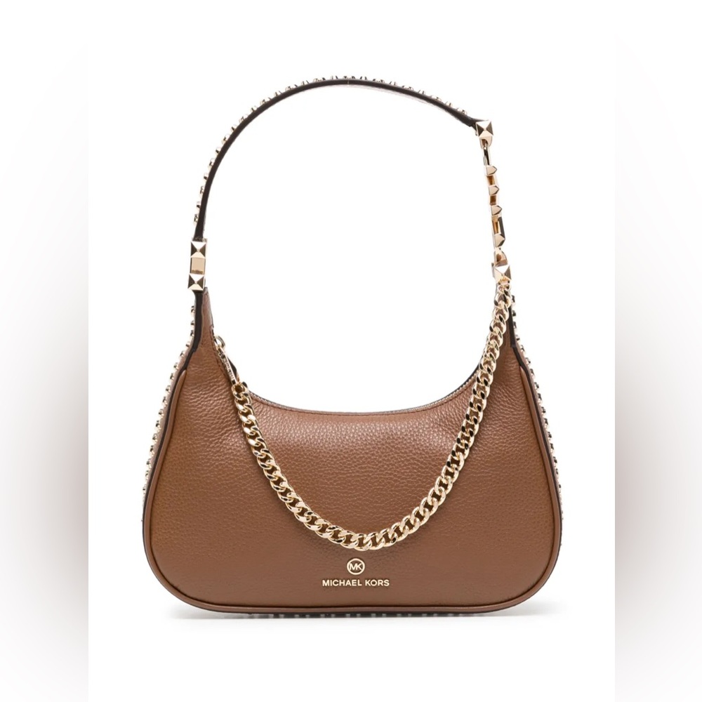 MICHAEL KORS - Piper Pebbled-texture Shoulder Bag In Brown